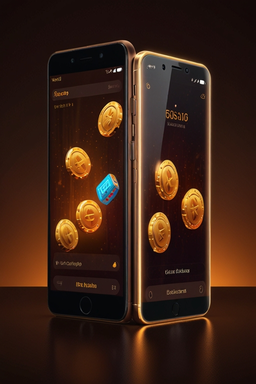 Smartfon z aplikacją kasyna